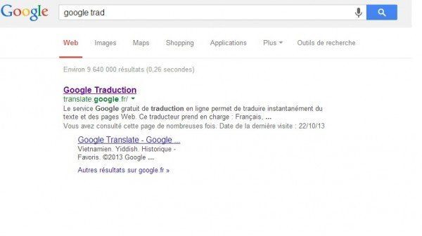 requtete google translation