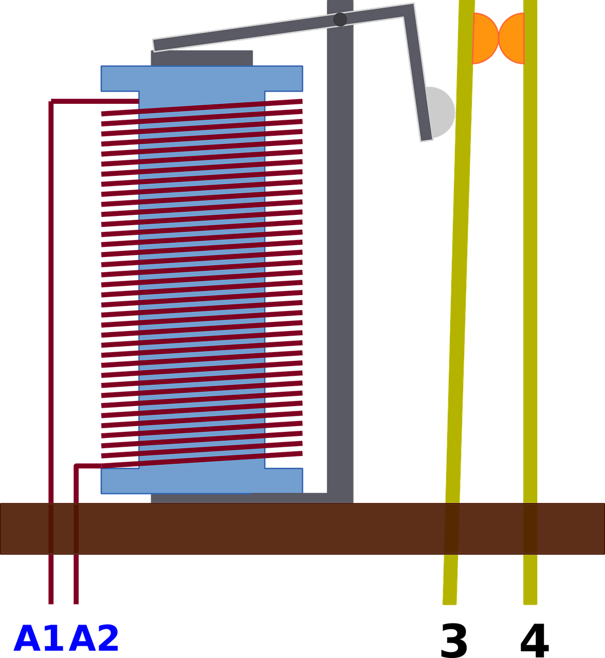 schema relais electromecanique armoire electrique
