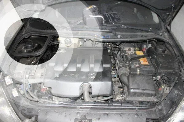 Localisation filtre habitacle peugeot 206