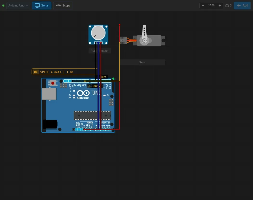 Schéma de câblage potentiometer