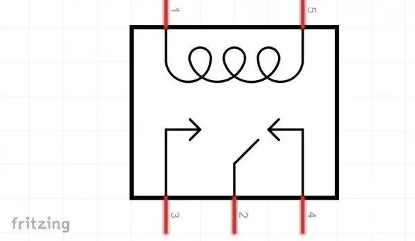 vue schematique relais